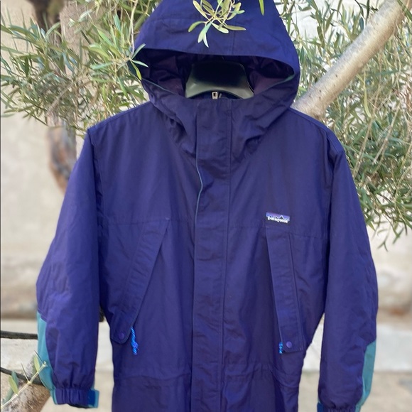 Patagonia Jackets \u0026 Coats | NW Patagonia Kids Insulated One Piece Snow Jacket, Sz M | Color: Blue/Purple | Size: MB | Lvabenin's Closet